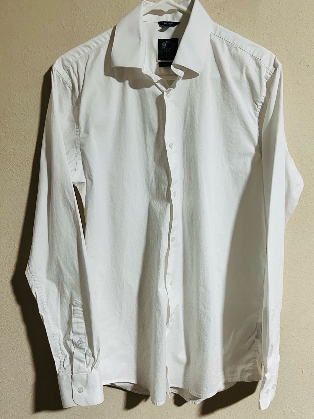 Vince Camuto Men's White Button-Down Dress Shirt